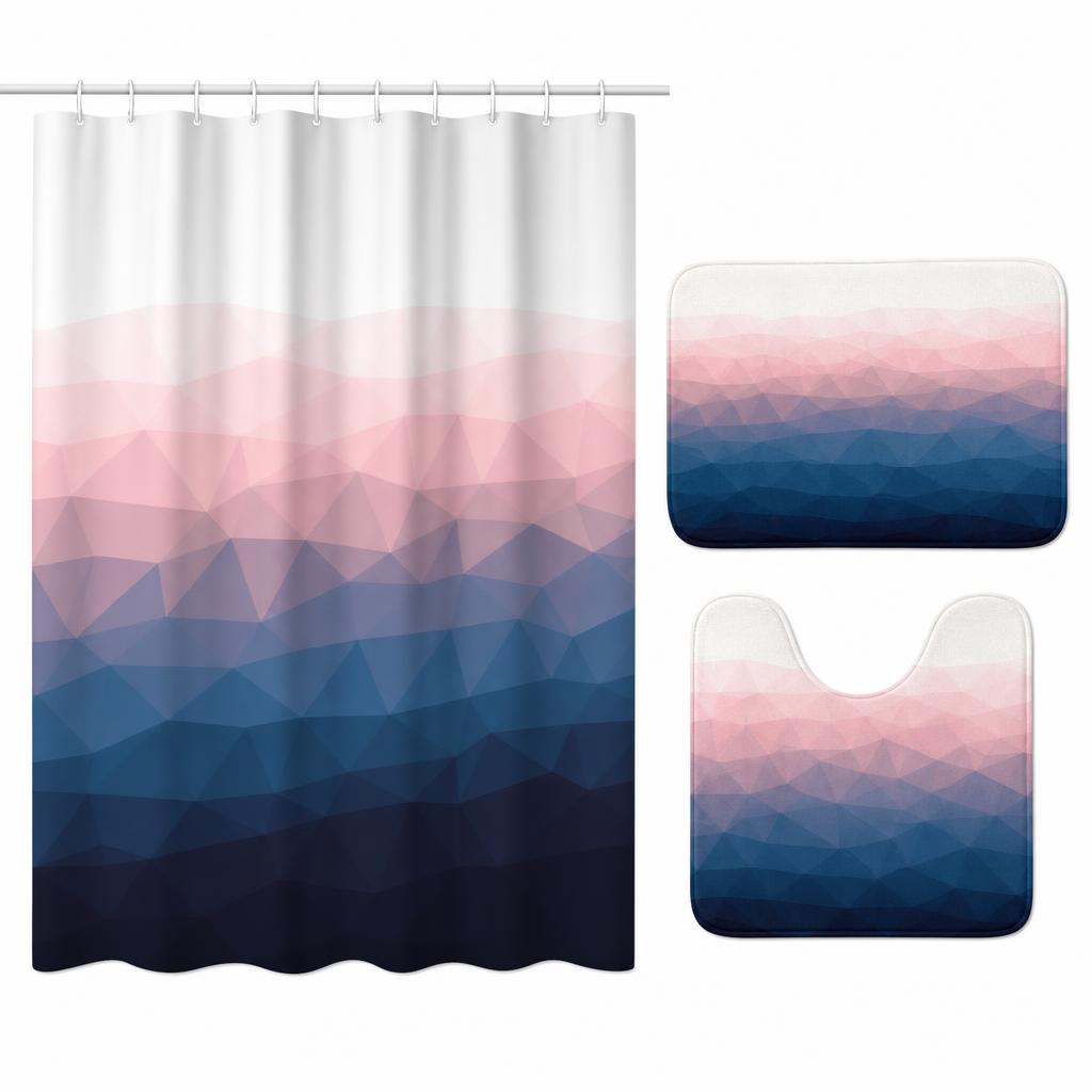 Ensembles de tapis de rideau de douche