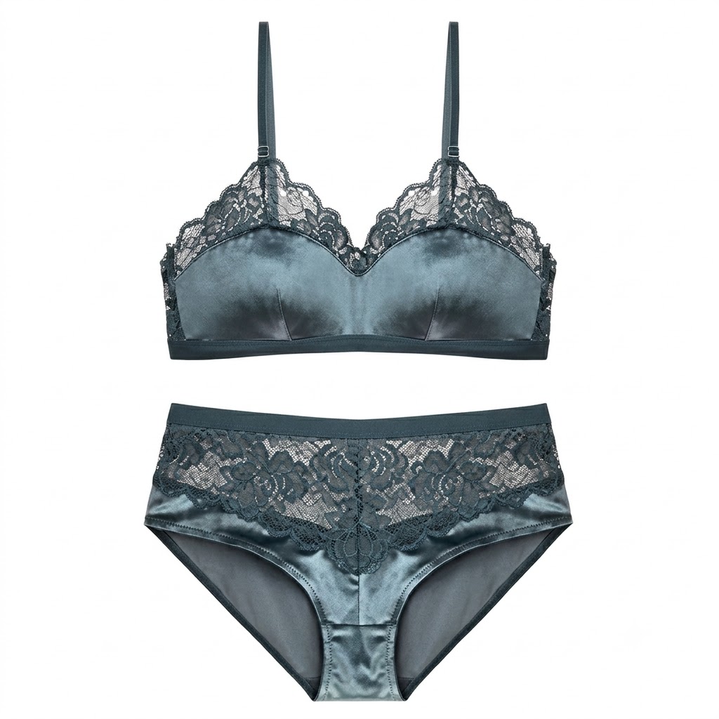 Vrouwen Plus Size Bh en Slipje Set