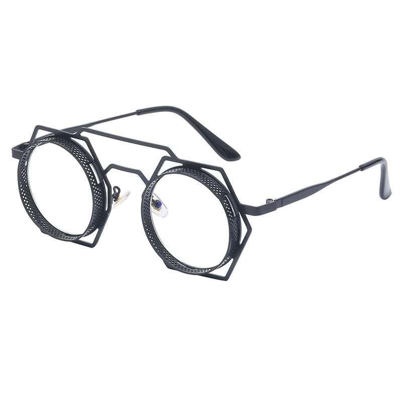 Lunettes à l’objectif clair et cadre de lunettes