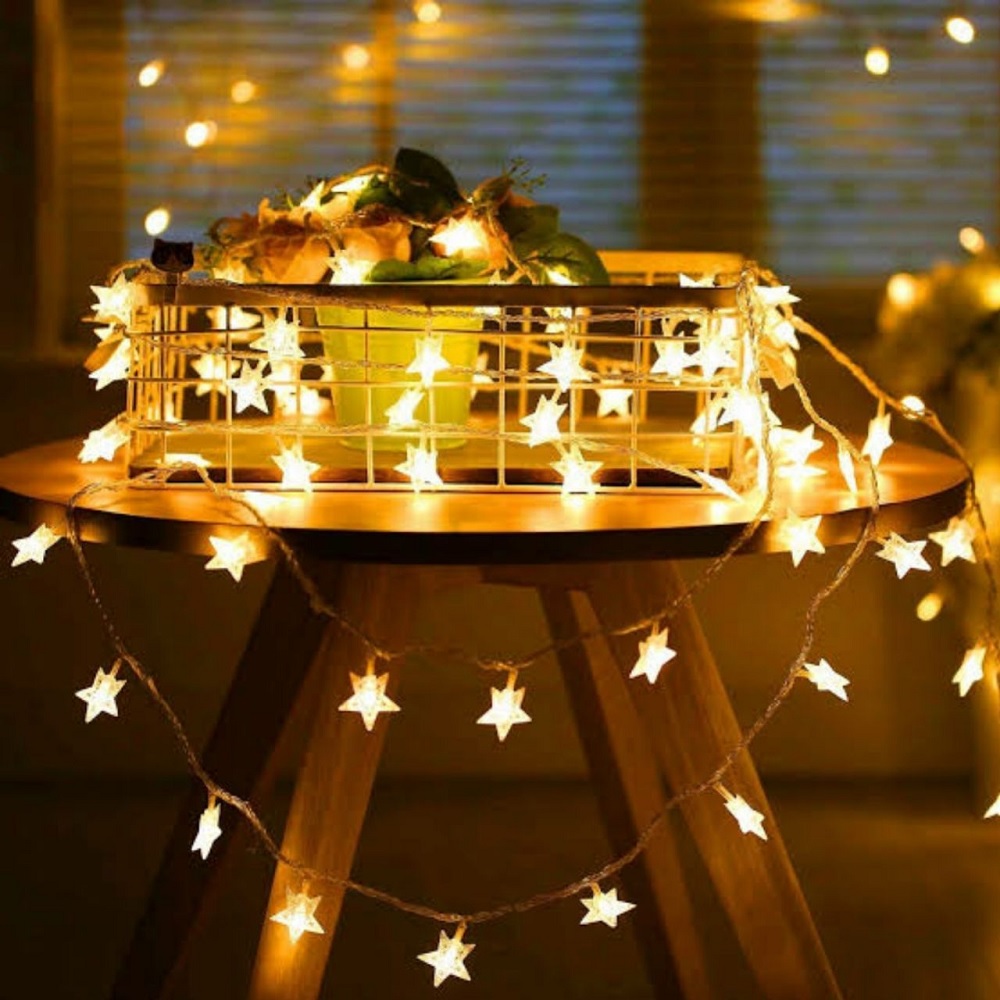 Decoración del hogar Iluminación Decoración Cuerda Luces de cadena