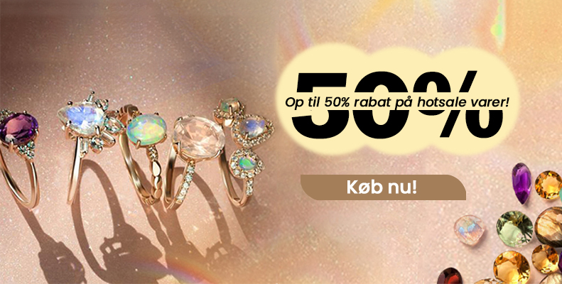 Op til 50% rabat på hotsale varer!