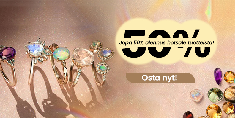 Jopa 50% alennus hotsale tuotteista!