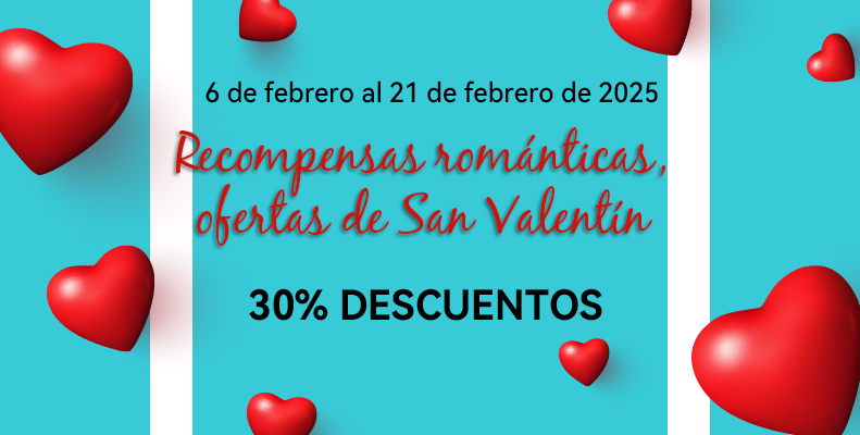 Recompensas románticas, ofertas de San Valentín 