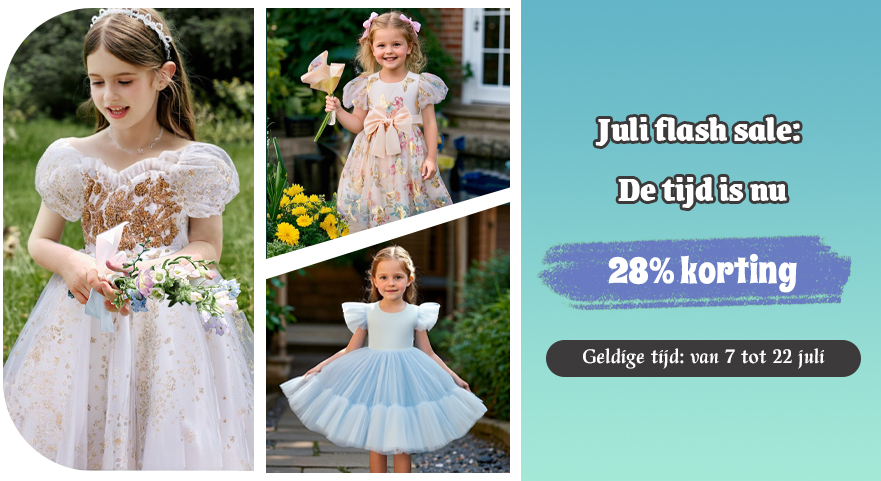 Juli flash sale: De tijd is nu!