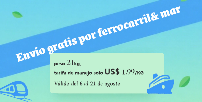 Envío gratis por ferrocarril& mar