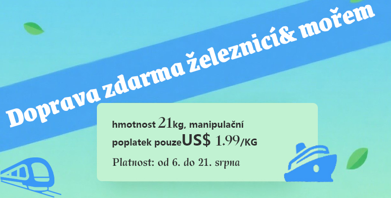 Doprava zdarma železnicí& mořem