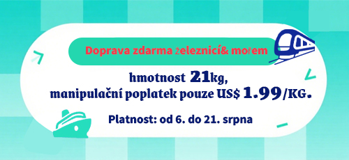 Doprava zdarma železnicí& mořem