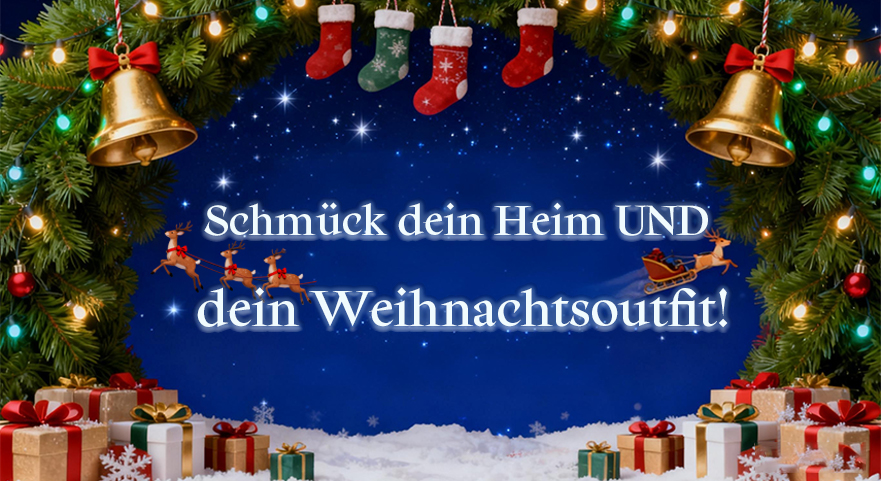 Schmück dein Heim UND dein Weihnachtsoutfit!