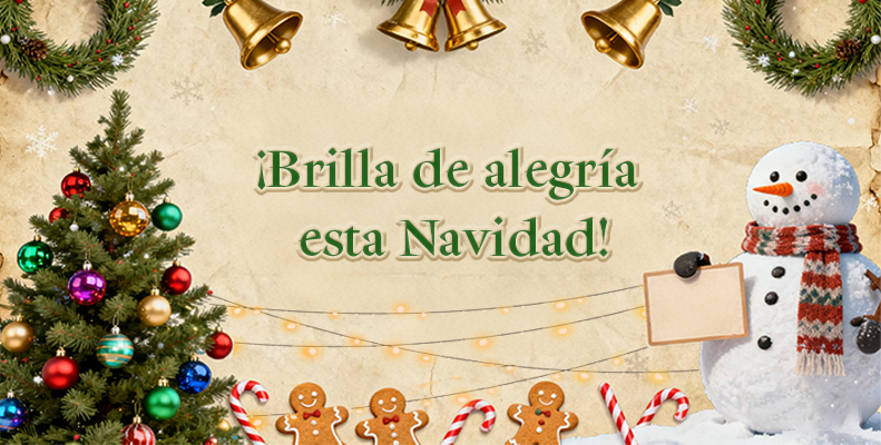 ¡Brilla de alegría esta Navidad!