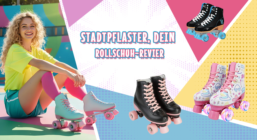 ‌Stadtpflaster, dein Rollschuh-Revier