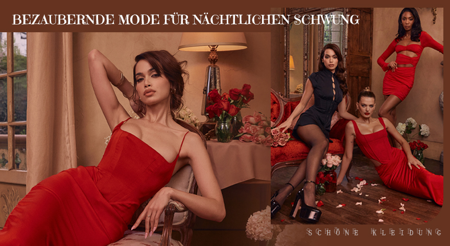 Bezaubernde Mode für nächtlichen Schwung