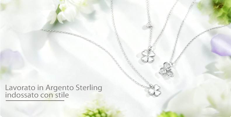 Lavorato in Argento Sterling, indossato con stile