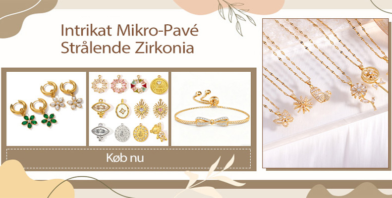 Intrikat Mikro-Pavé, Strålende Zirkonia