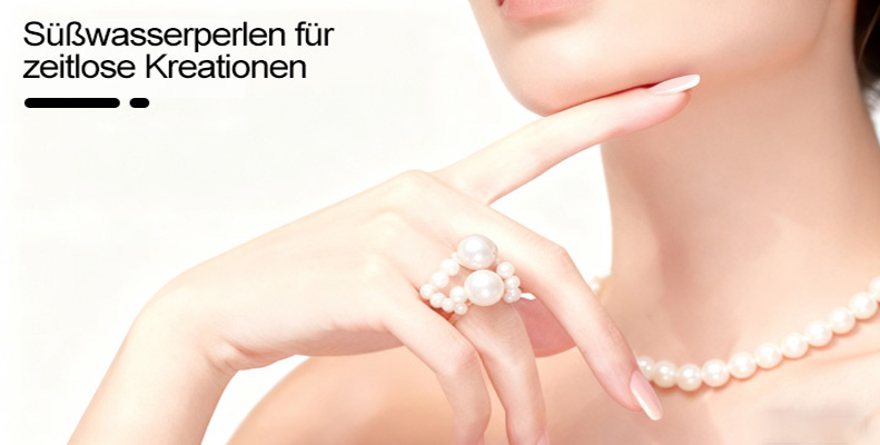 Süßwasserperlen für zeitlose Kreationen
