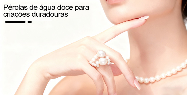 Pérolas de água doce para criações duradouras