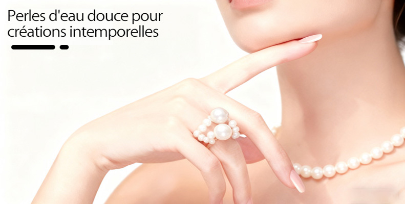 Perles d\\\\\\\'eau douce pour créations intemporelles