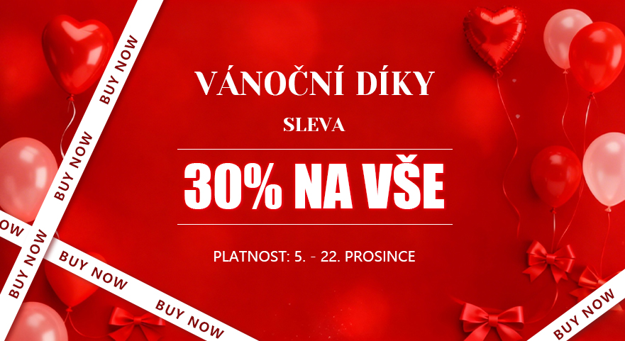 VÁNOČNÍ DÍKY ‌SLEVA 30% NA VŠE‌