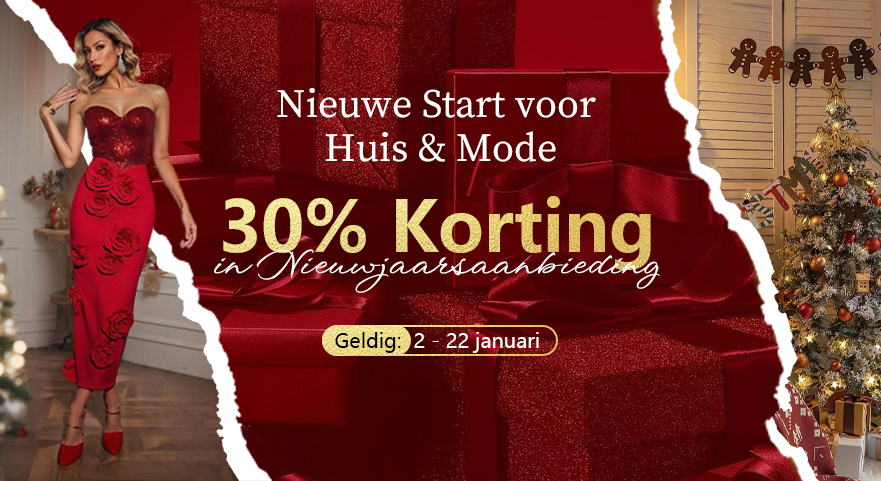 ‌30% Korting in Nieuwjaarsaanbieding