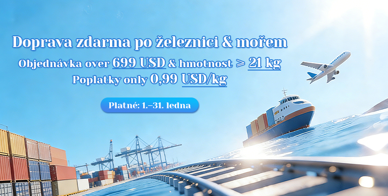 ‌Doprava zdarma po železnici & mořem