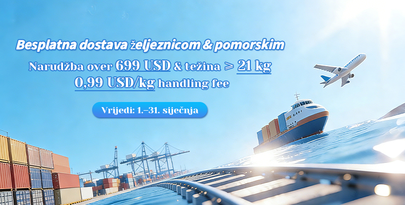 Besplatna dostava željeznicom & pomorskim‌