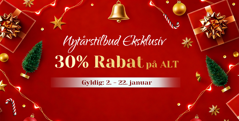 ‌30% Rabat på ALT‌