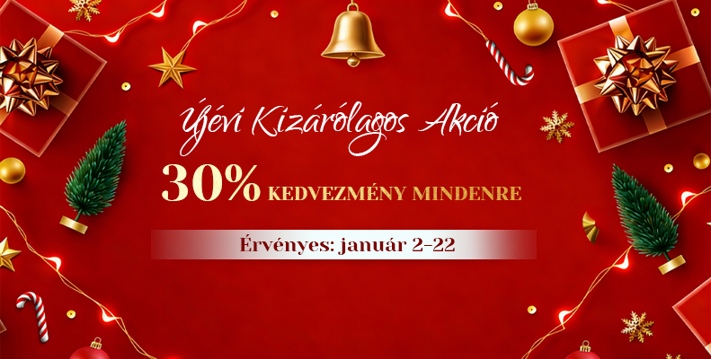 ‌30% KEDVEZMÉNY MINDENRE‌