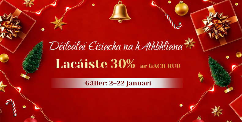 ‌Lacáiste 30% ar GACH RUD