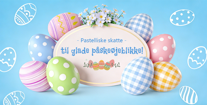 ‌Pastelliske skatte til glade påskeøjeblikke!
