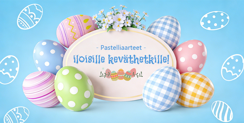 ‌Pastelliaarteet iloisille keväthetkille!