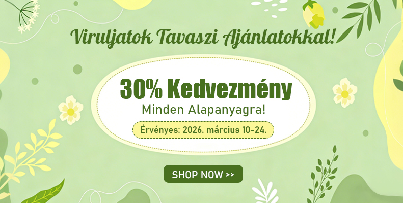‌30% Kedvezmény Minden Alapanyagra!‌