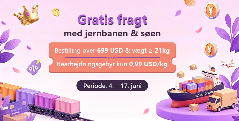 ‌Gratis fragt med jernbanen & søen