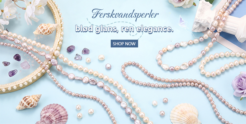 Ferskvandsperler — blød glans, ren elegance.