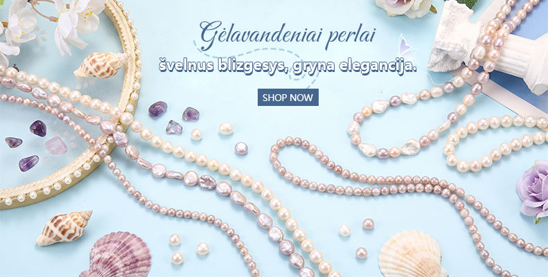 Gėlavandeniai perlai — švelnus blizgesys, gryna elegancija.