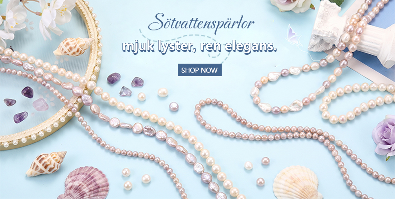Sötvattenspärlor — mjuk lyster, ren elegans.