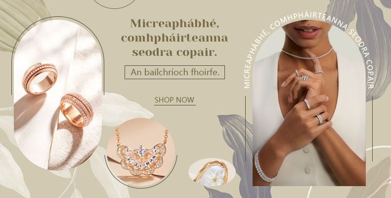 Micreaphábhé, comhpháirteanna seodra copair. An bailchríoch fhoirfe.