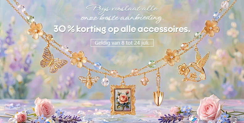 30 % korting op alle accessoires.