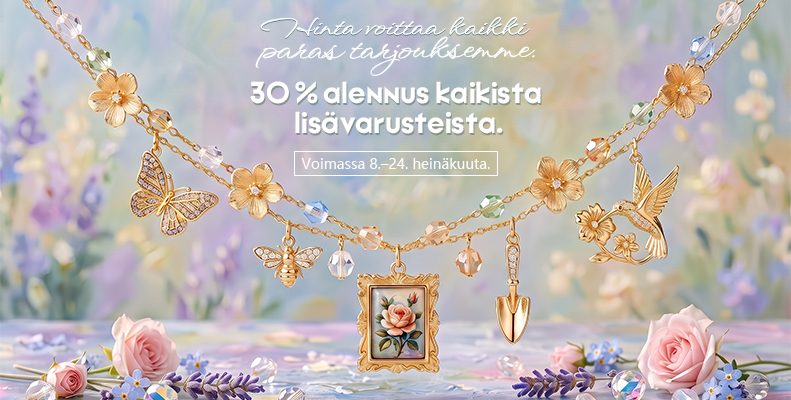 30 % alennus kaikista lisävarusteista.