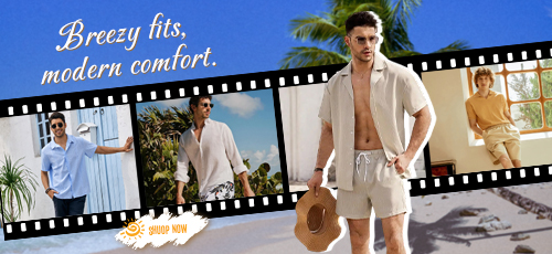Breezy fits, modern comfort.