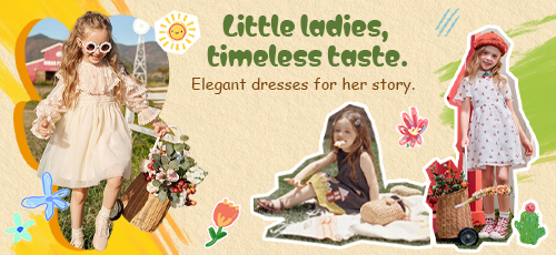 Elegant dresses for her story.