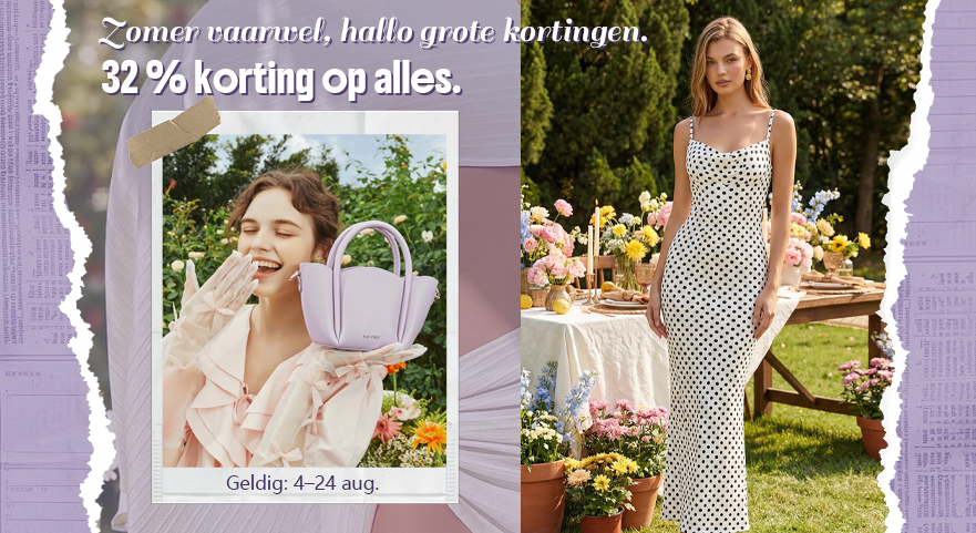Zomer vaarwel, hallo grote kortingen.