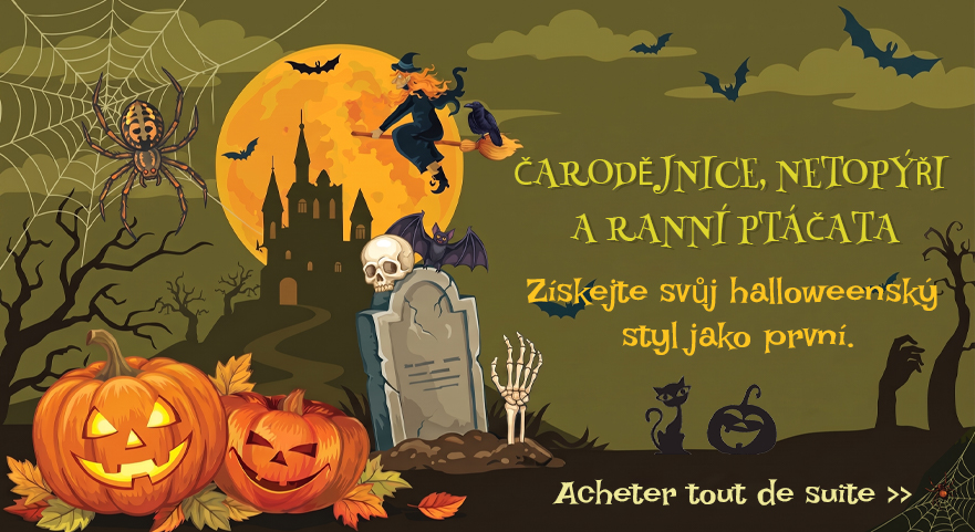 Obtenez votre style Halloween en premier.