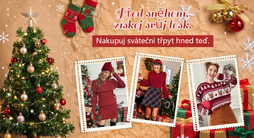 Nakupuj sváteční třpyt hned teď.