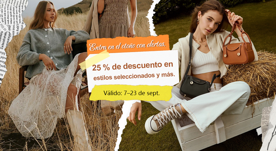 Entra en el otoño con ofertas.