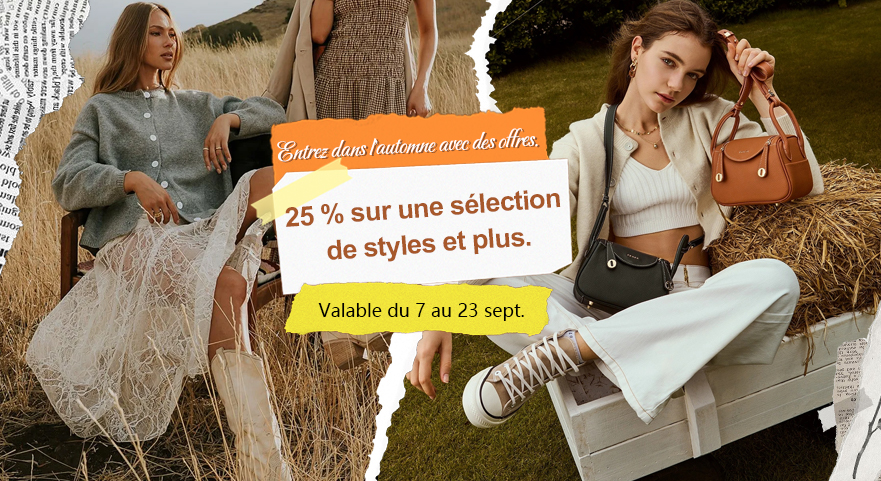 Entrez dans l\'automne avec des offres.