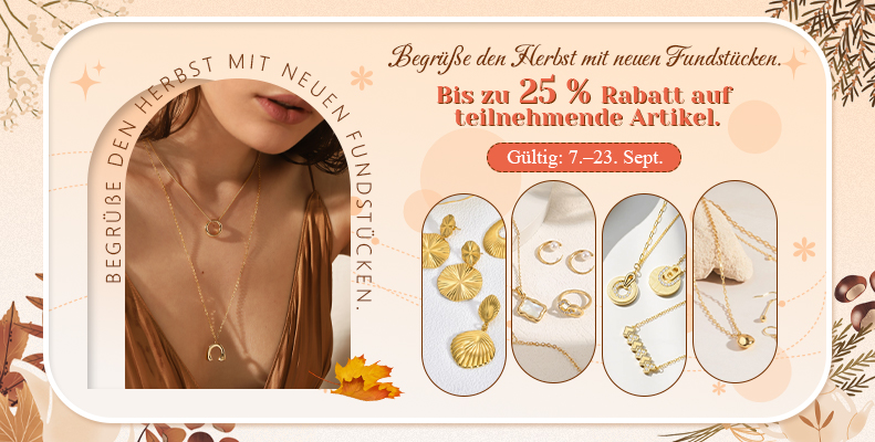 Bis zu 25 % Rabatt auf teilnehmende Artikel.