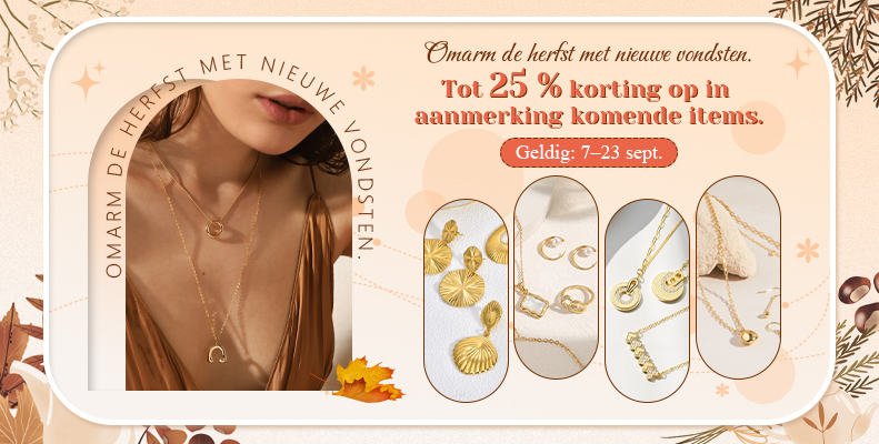 Omarm de herfst met nieuwe vondsten
