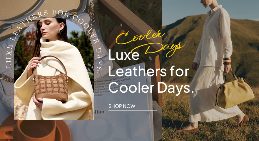 Luxe Leathers for Cooler Days.