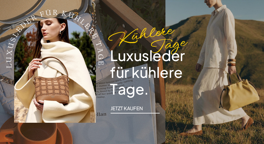 Luxusleder für kühlere Tage.