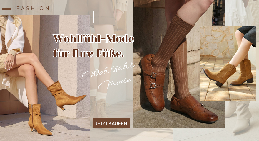 Wohlfühl-Mode für Ihre Füße.