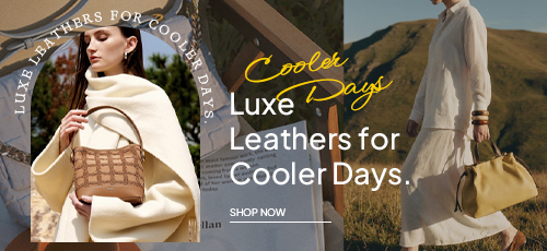Luxe Leathers for Cooler Days.